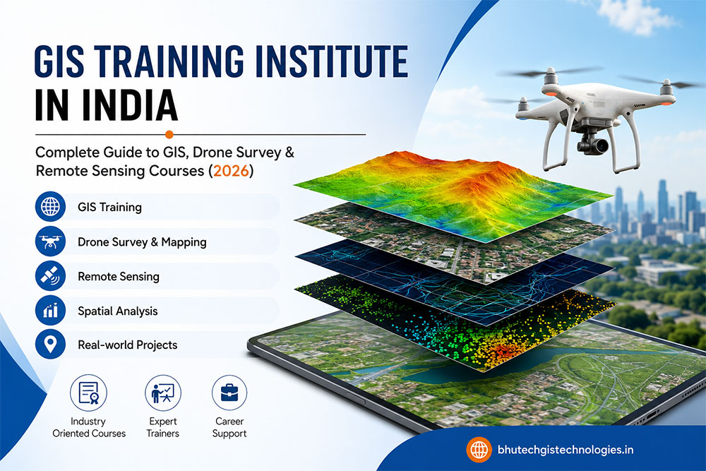 GIS Training Institute in India: Complete Guide to GIS, Drone Survey & Remote Sensing Courses (2026)